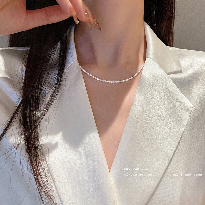 Necklace Collar Flashing Naked Chain Clavicle Chain Element Chain - Minihomy