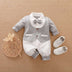 Baby Jumpsuit Spring And Autumn Gentleman Long-Sleeved Baby Clothes - Minihomy