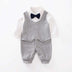 Baby Jumpsuit Spring And Autumn Gentleman Long-Sleeved Baby Clothes - Minihomy