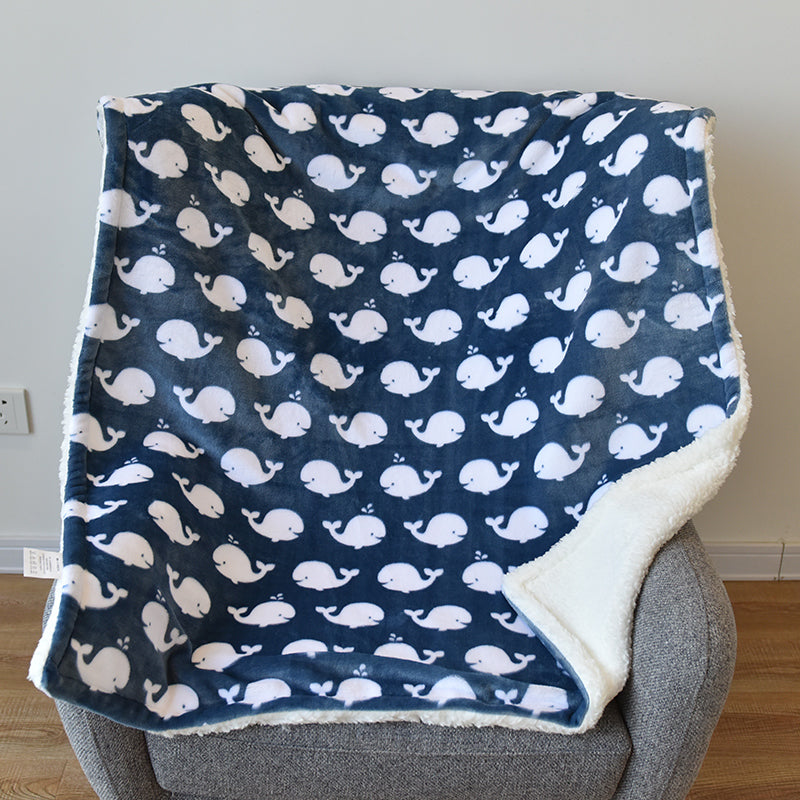 Baby Flannel Shawl Blanket - Minihomy