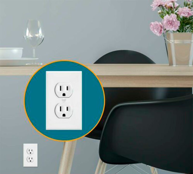 Durable Convenient Outlet Cover Duplex Wall Plate Led - Minihomy