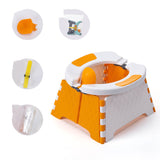 Baby Potty Training Seat Kids Toddler Outdoor Portable Folding Toilet Urinal Pot - Minihomy