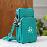 Women'S Messenger Bag Coin Purse Hanging Neck Wrist Bag Running Vertical Mini - Minihomy