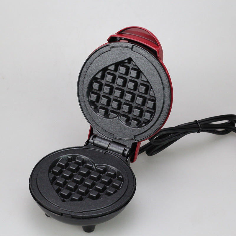 Mini Waffle Maker Waffle Home Children'S Breakfast Machine Portable Electric Baking Pan Light Food Machine - Minihomy