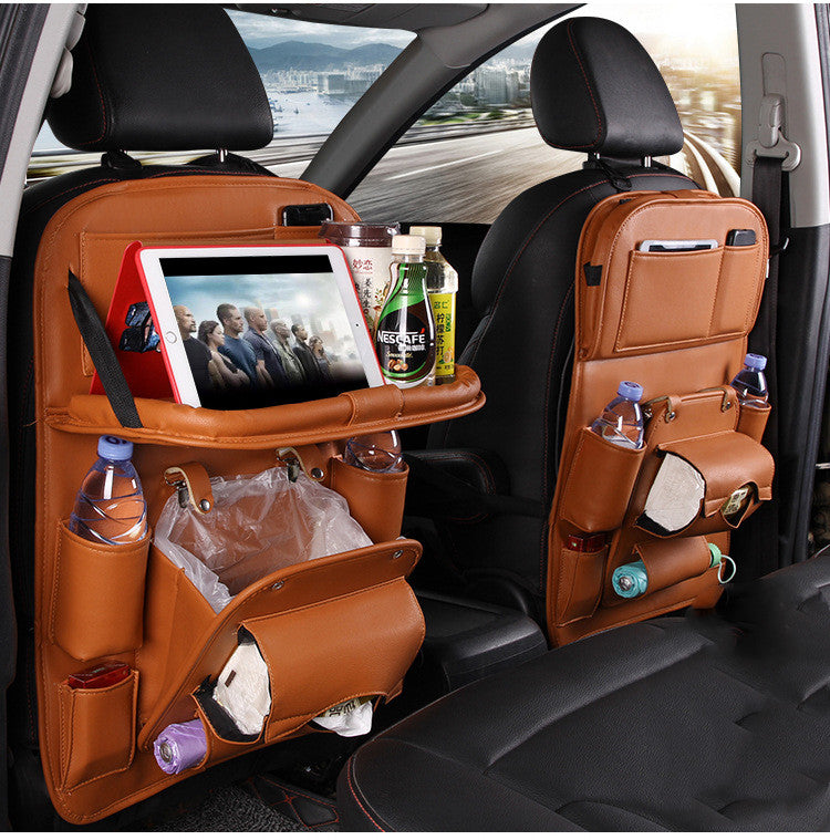 Pad-Bag Organizer Tray Car-Seat Car-Trash-Can Auto-Accessories Foldable Table Travel - Minihomy