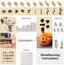 Diy 99Pcs Wood Burning Kit Heat Transfer Gourd Engraving Tool With Switch Thermostat Soldering Iron Pen Kit - Minihomy