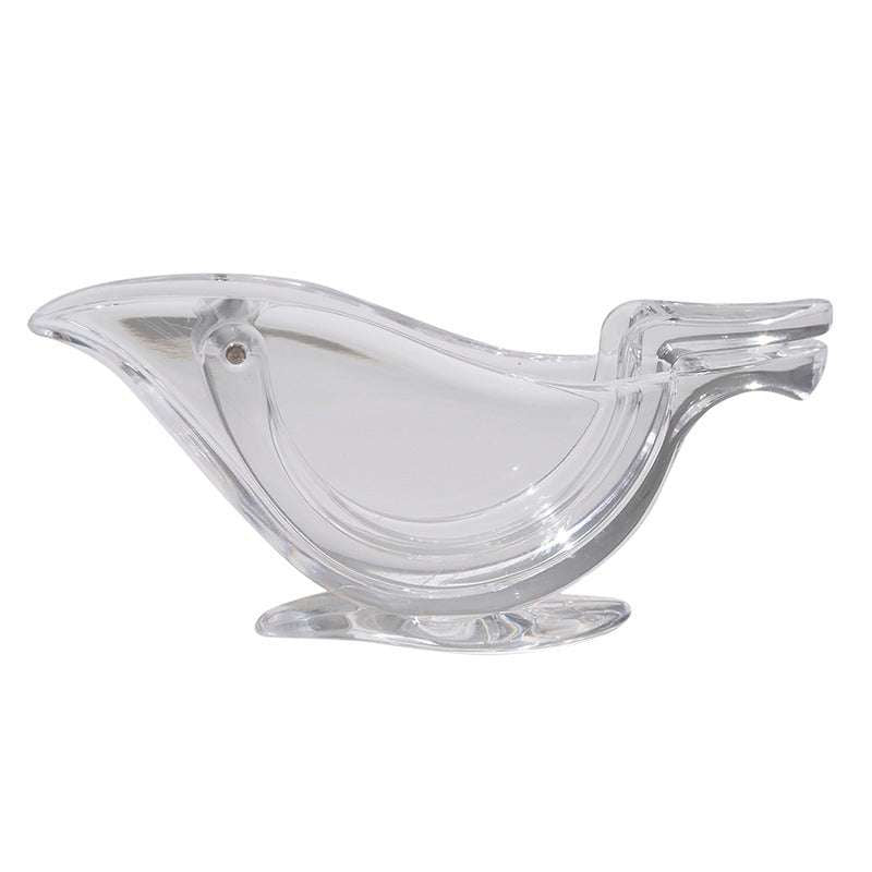 Manual Lemon Juicer Transparent Acrylic Elegance Bird Shape Lemon Slice Squeezer Kitchen Tools Gadgets - Minihomy