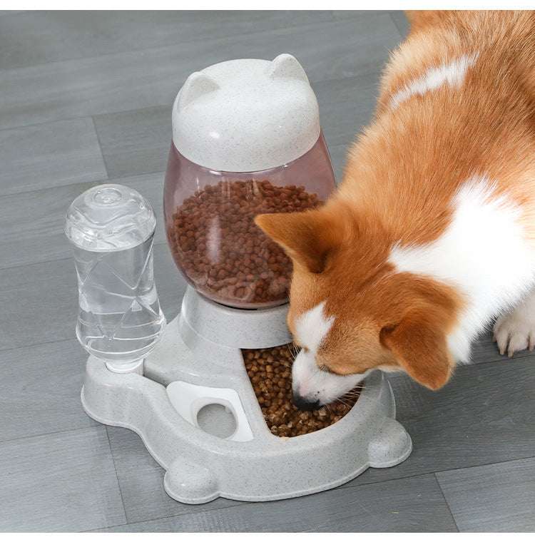 Cat Food Basin Water Automatic Feeder Dog Food Machine - Minihomy