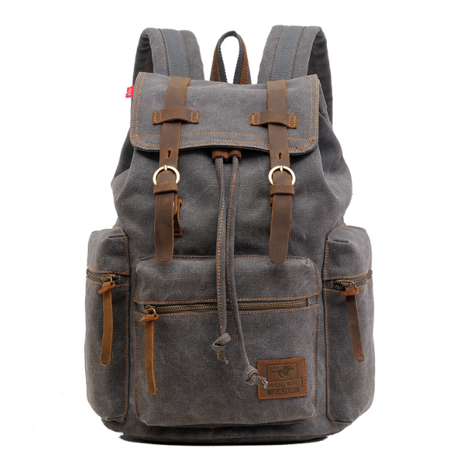 Men's Vintage Canvas Backpack - Minihomy