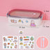 Double-Decker Lunch Box With Cutlery And Portable Cute Office Worker - Minihomy