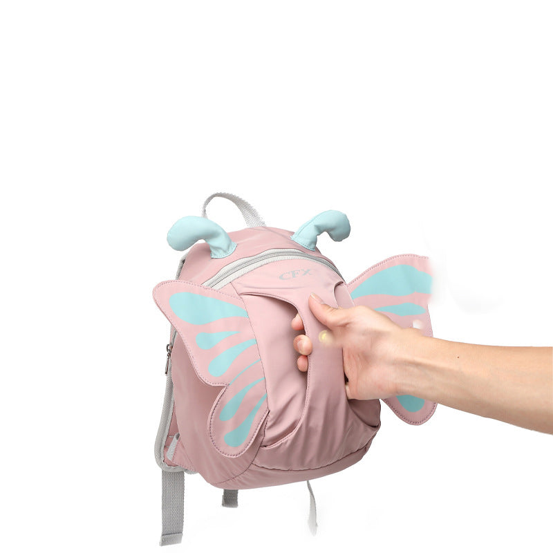 Children'S School Bag Kindergarten Spot Cross-Border Childlike Cute Butterfly Shoulders Cute Baby Snack Backpack - Minihomy