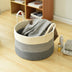 Cotton Rope Laundry Storage Basket - Minihomy