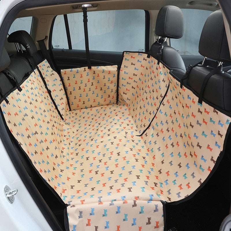 Dog Car Mats, Dog Mats, Golden Retriever Pet Dog Cushions, Rear Car Mats, Waterproof And Dirt-Resistant Car Pet Seat Covers - Minihomy