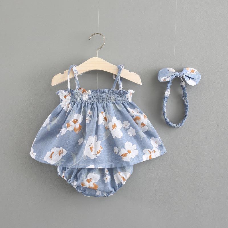 Baby Summer Princess Dress Baby Skirt Girl Dress Suit - Minihomy