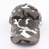 Retro Cap Camouflage Baseball Cap Men's And Women's Sun Hat Curved Brim Hat