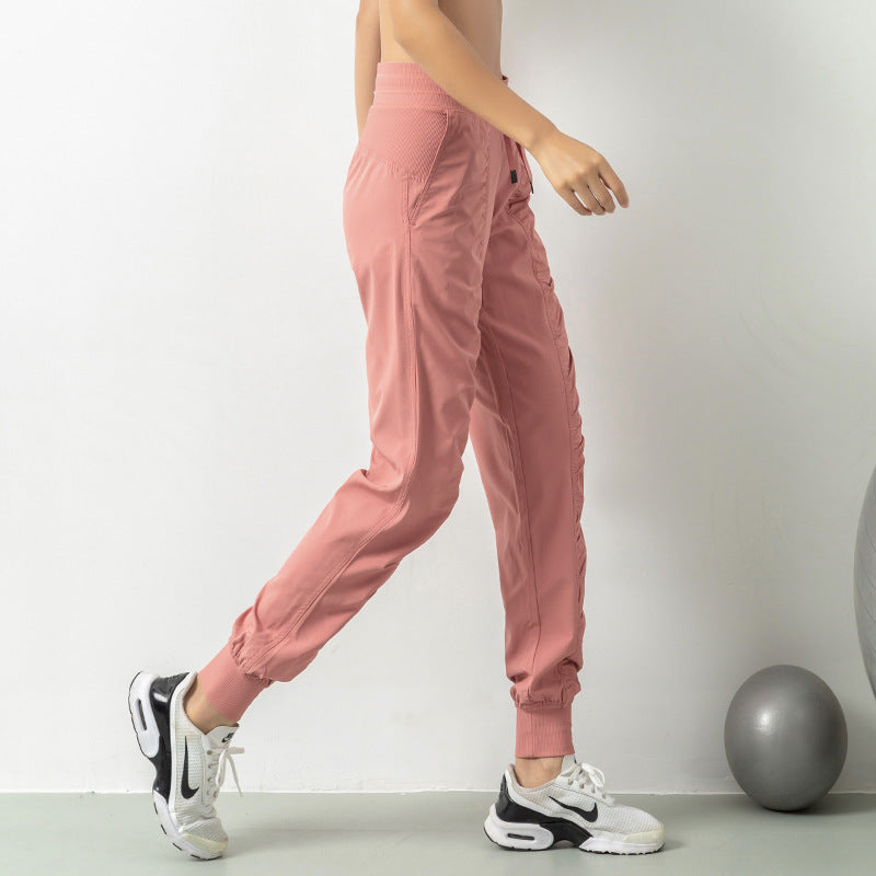 Women Loose Leggings Sports Pants Running Pants Casual Quick-Drying Trousers