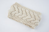 Acrylic Thick Wool Knitted Headband Diagonally Crossed Hair Accessories For Women - Minihomy