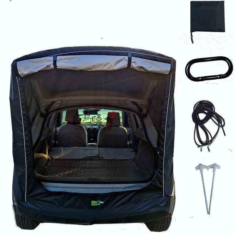 Car Trunk Extension Tent At The Rear Of The Car - Minihomy