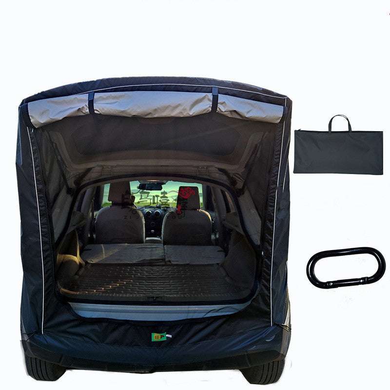 Car Trunk Extension Tent At The Rear Of The Car - Minihomy