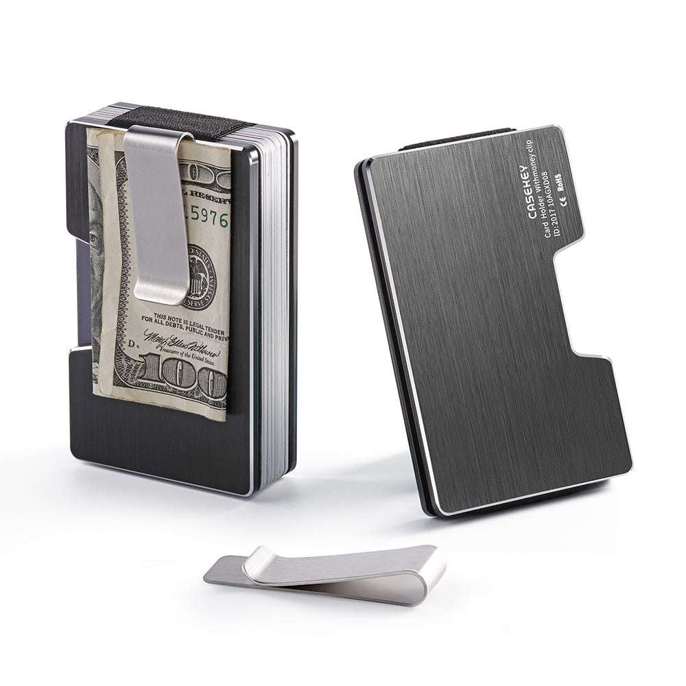 Credit Card Holder Aluminum Delicate Metal Wallet - Minihomy