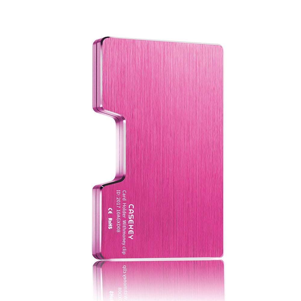 Credit Card Holder Aluminum Delicate Metal Wallet - Minihomy