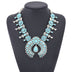 European And American Cross-border Trend Blue Necklace Exaggerated - Minihomy