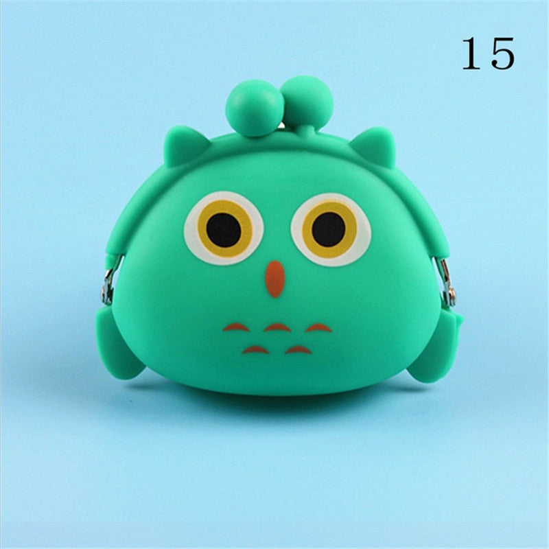 Lovely Girls Silicone Storage Animal Mini Pouch Coin Bags - Minihomy