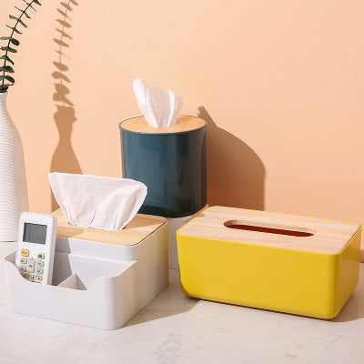 Household Tissue Box Creative Toilet Round Bucket - Minihomy