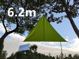 Outdoor Sun Shelter Waterproof Awning Triangle Tent Canopy Garden Beach Picnic Camp Shade Tarp Travel Awning Sunshade Gazebo - Minihomy