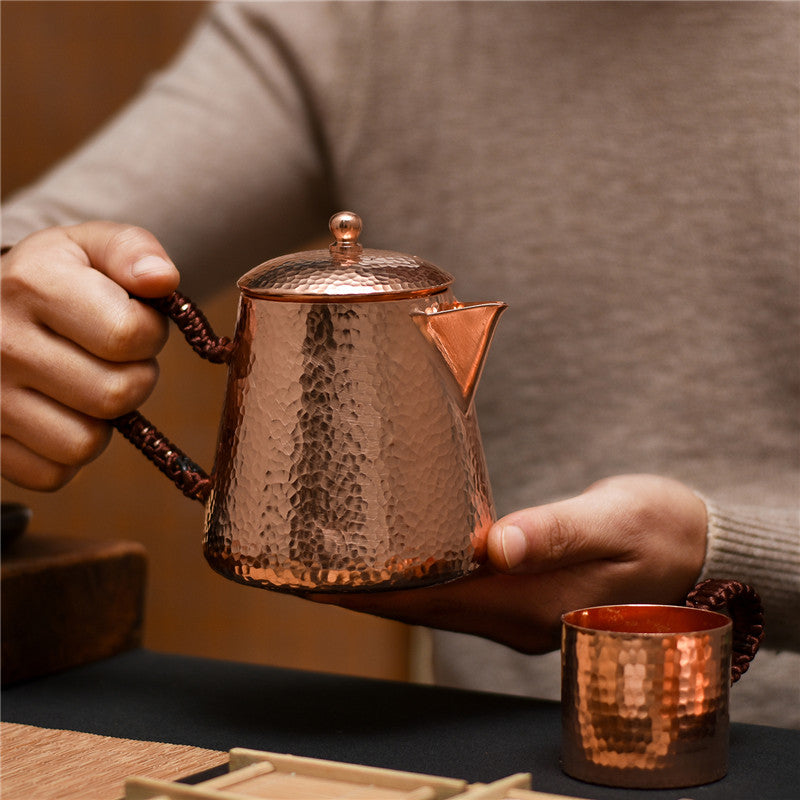 Handmade Small Copper Teapot Pure Copper Teapot Making Teapot - Minihomy