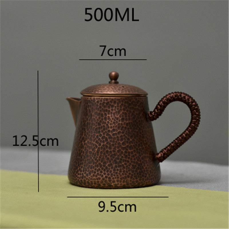 Handmade Small Copper Teapot Pure Copper Teapot Making Teapot - Minihomy