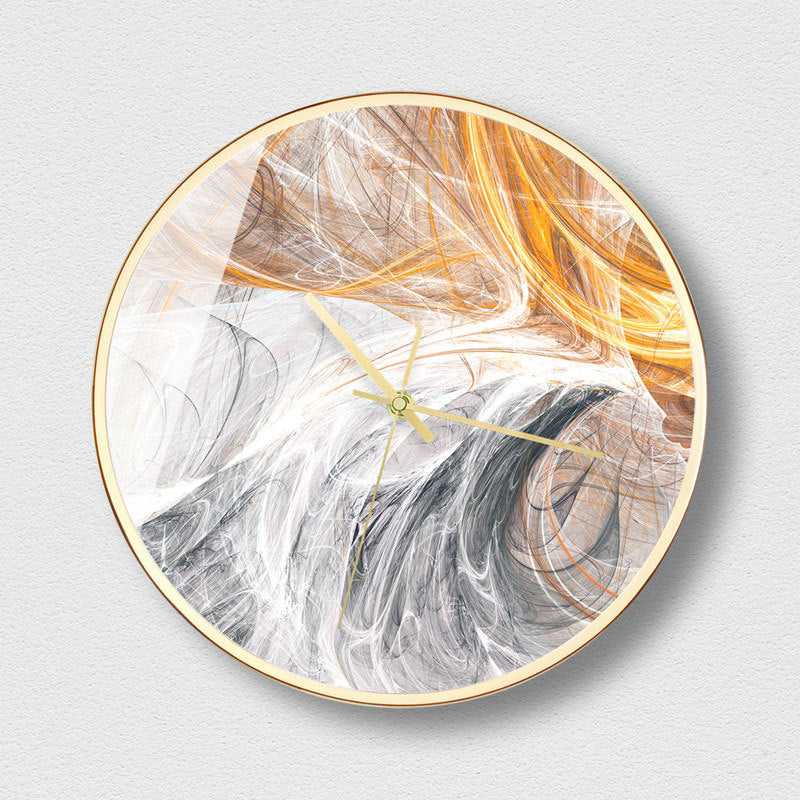 Abstract Marble Digital Wall Clock - Minihomy