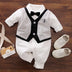 Gentleman's Baby Clothes Long-sleeved One-piece - Minihomy