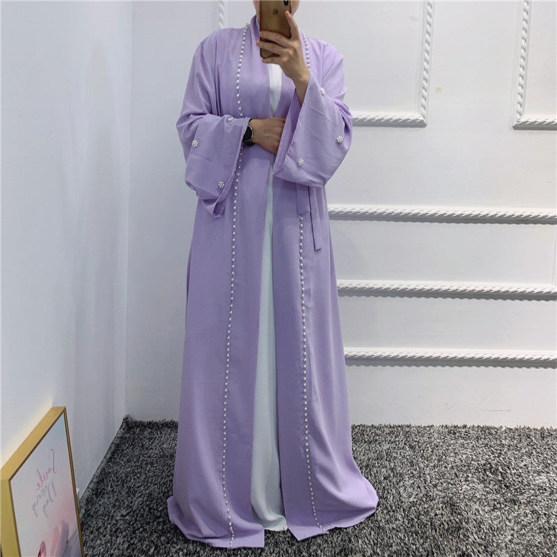 Moroccan Abaya Dubai Kaftan: Eid Muslim Dress & Hijab - Minihomy