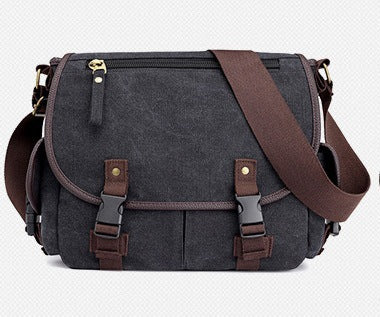 Men's Canvas Shoulder Bags Casual Men's Bags Messenger Multifunctional Bags - Minihomy