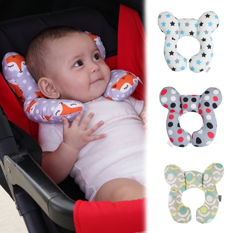 Baby U-shaped Pillow Neck Protector  Stroller Baby Pillow - Minihomy