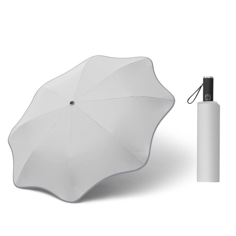 Curved Automatic Umbrella Luminous Transparent Umbrella - Minihomy