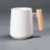 Ceramic Mug With Wooden Handle Mug Coffee Cup - Minihomy