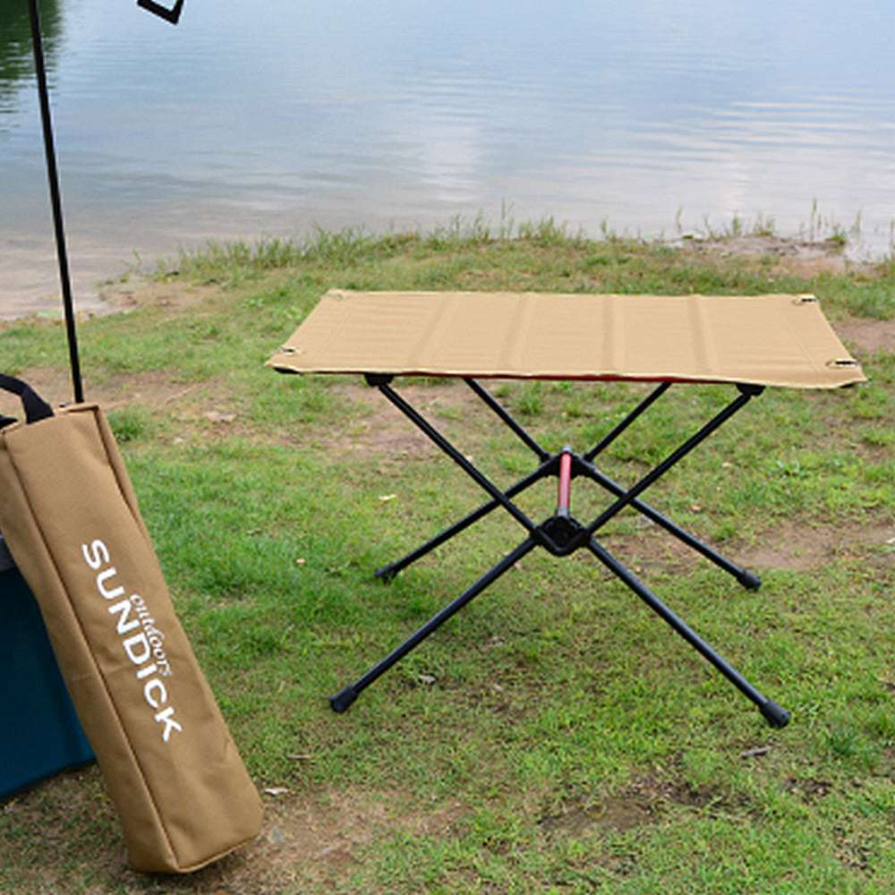 Outdoor Folding Table Camping Table Mesh BBQ Picnic Table - Minihomy