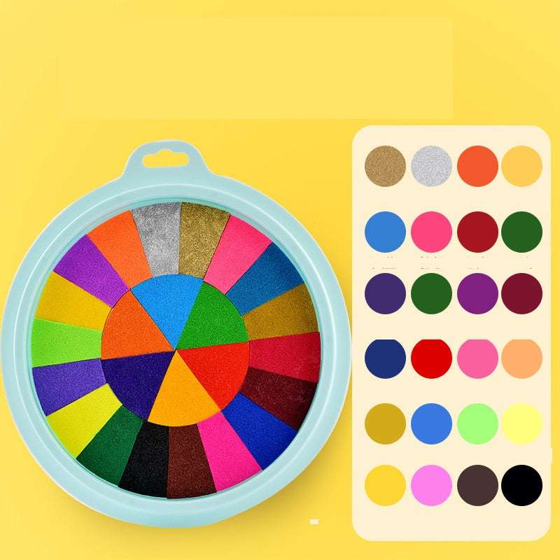 Kindergarten Finger Print Mud Non-toxic Washable Pigment - Minihomy