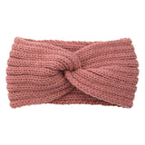 Knitted Cross Headband Ear Protection Braided Headband - Minihomy