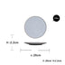 Household Dinner Plate  Flat Plate Bowl And Plate Set - Minihomy