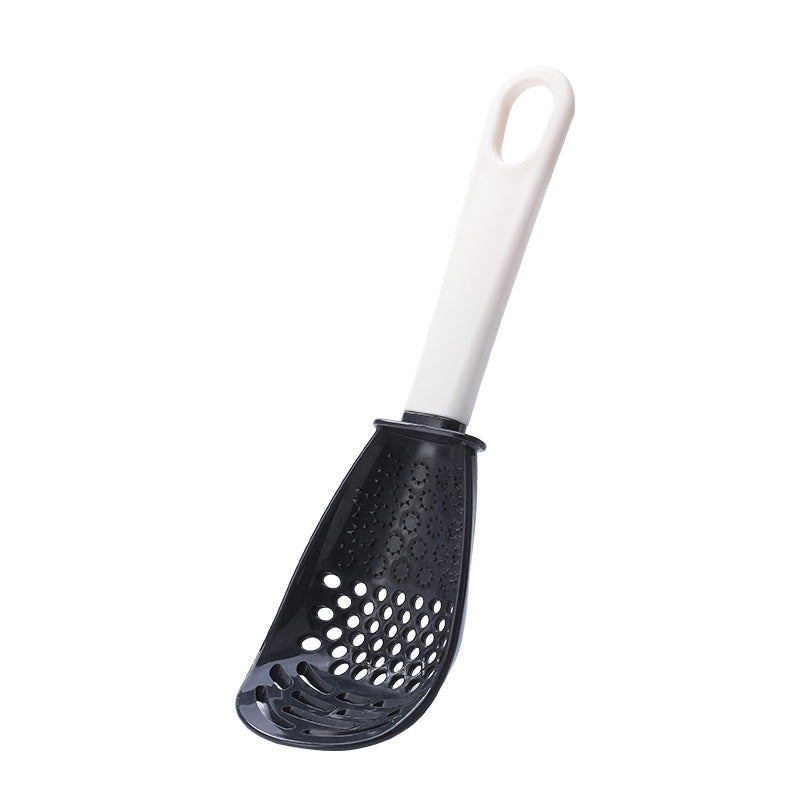 Multifunctional grinding crushing colander and draining spoon - Minihomy