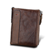 Men's wallet Short men's wallet Anti-theft brush leather wallet men - Minihomy