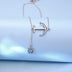 925 Sterling Silver Anchor Rudder Nautical Ship Necklaces Blue Ocean Jewelry - Minihomy