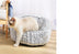 Pet Bed Soft Non-Slip Plush Kennel Round Cat Dog Nest Cushion - Minihomy