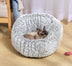 Pet Bed Soft Non-Slip Plush Kennel Round Cat Dog Nest Cushion - Minihomy