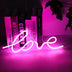 Neon decoration ins creative wall bar atmosphere lamp clean bar bed romantic bedroom room layout - Minihomy