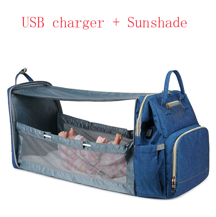 Portable Folding Crib Mummy Bag Portable - Minihomy