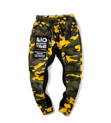 Stitching camouflage pants